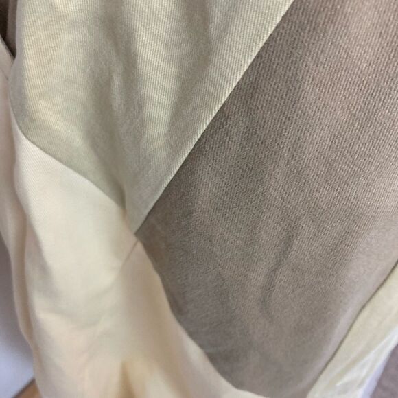 Handcut by preloved VTG Bubble Twill V-Neck Dress w/pockets elastic bottom - Picture 8 of 15